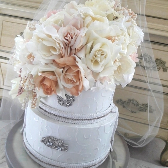 STUNNING VINTAGE INSPIRED WEDDING ENVELOPE HOLDER! - Picture 5 of 8